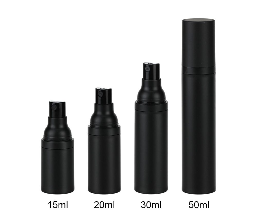 15ml 20ml 30ml 50ml Matte Black Airless Spray Bottle